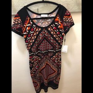 Calvin Klein patterned dress - Size 2